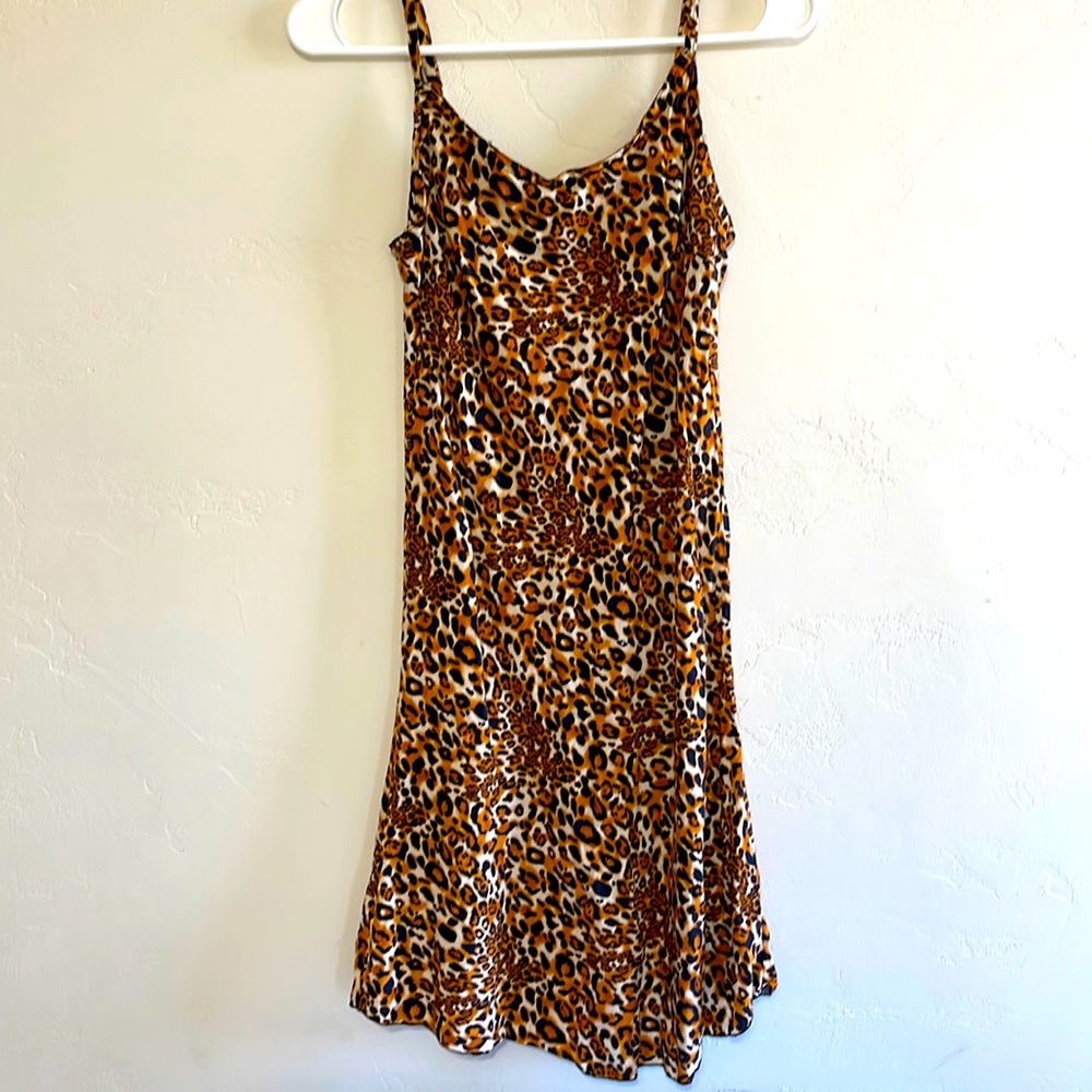 Animal print summer dress